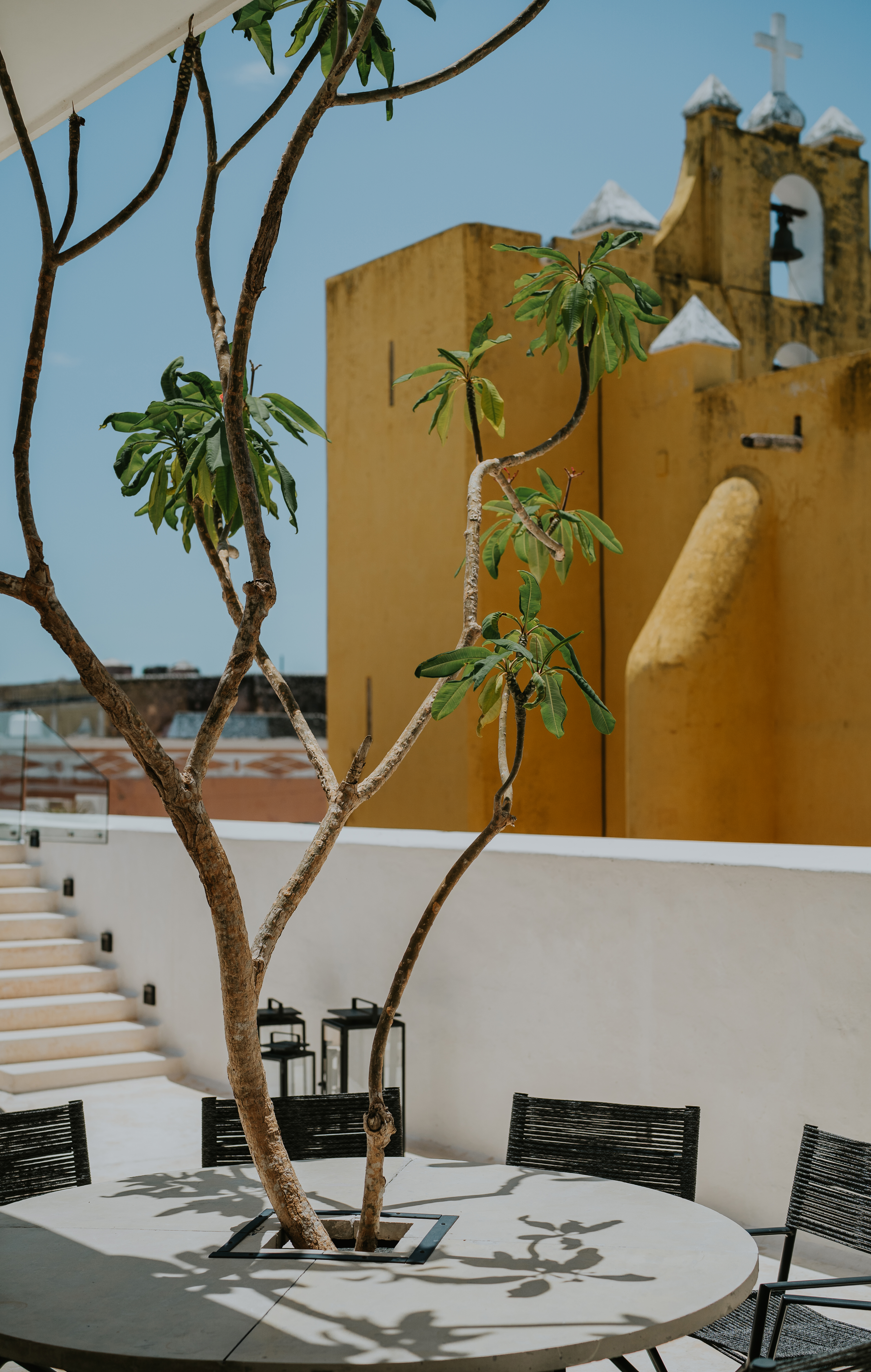 Vista del centro histórico de Campeche desde la muralla — Casonas MX